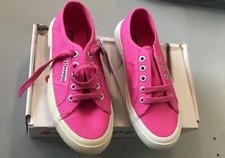 4123 SCARPA  SUPERGA CLASSICA ORIGINALE VINTAGE DONNA FUCSIA 