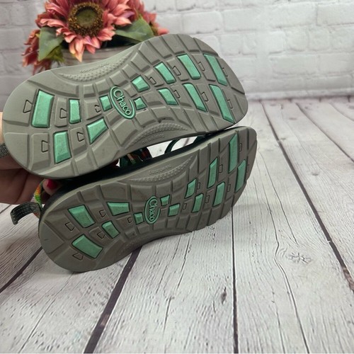 chaco bright geometric design strappy Sandals outdoor gorpcore sz kids 2 - Picture 5 of 6