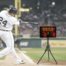 5 Levels 37.5*25cm Led Electronic Digital Scoreboard With Remote Control Outdoor