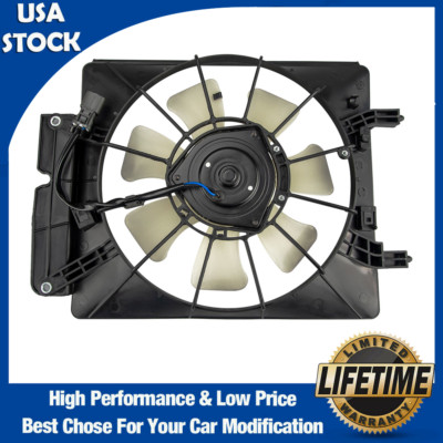 For 2002-2006 Honda CR-V  New Air Conditioning Condenser Cooling Fan Assembly