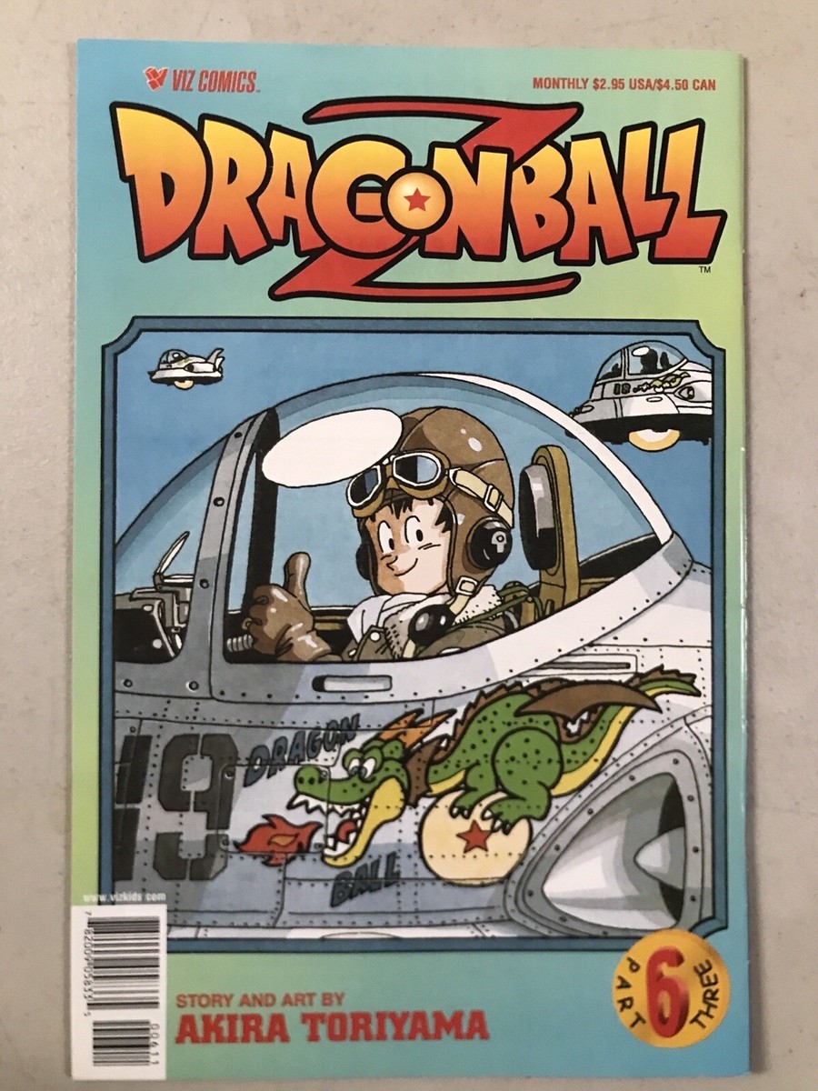 Dragonball Z Part 3 #6 1st Print Viz Comics July 2000 Akira