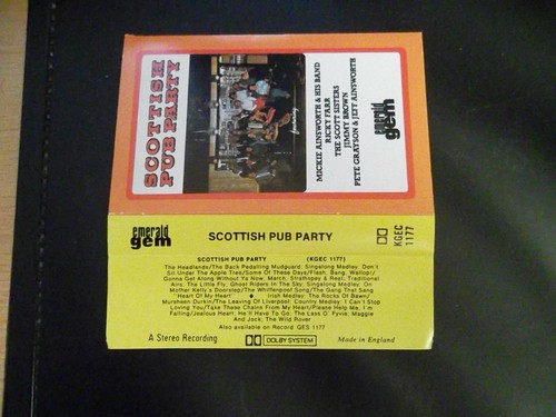 Scottish Pub Party1, gut erhaltene Musikkassette mit 12 Titeln,