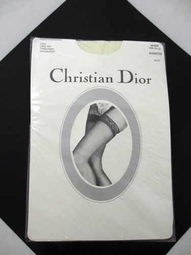 Vtg Ch. Dior #1413 Thigh High Lace Top 