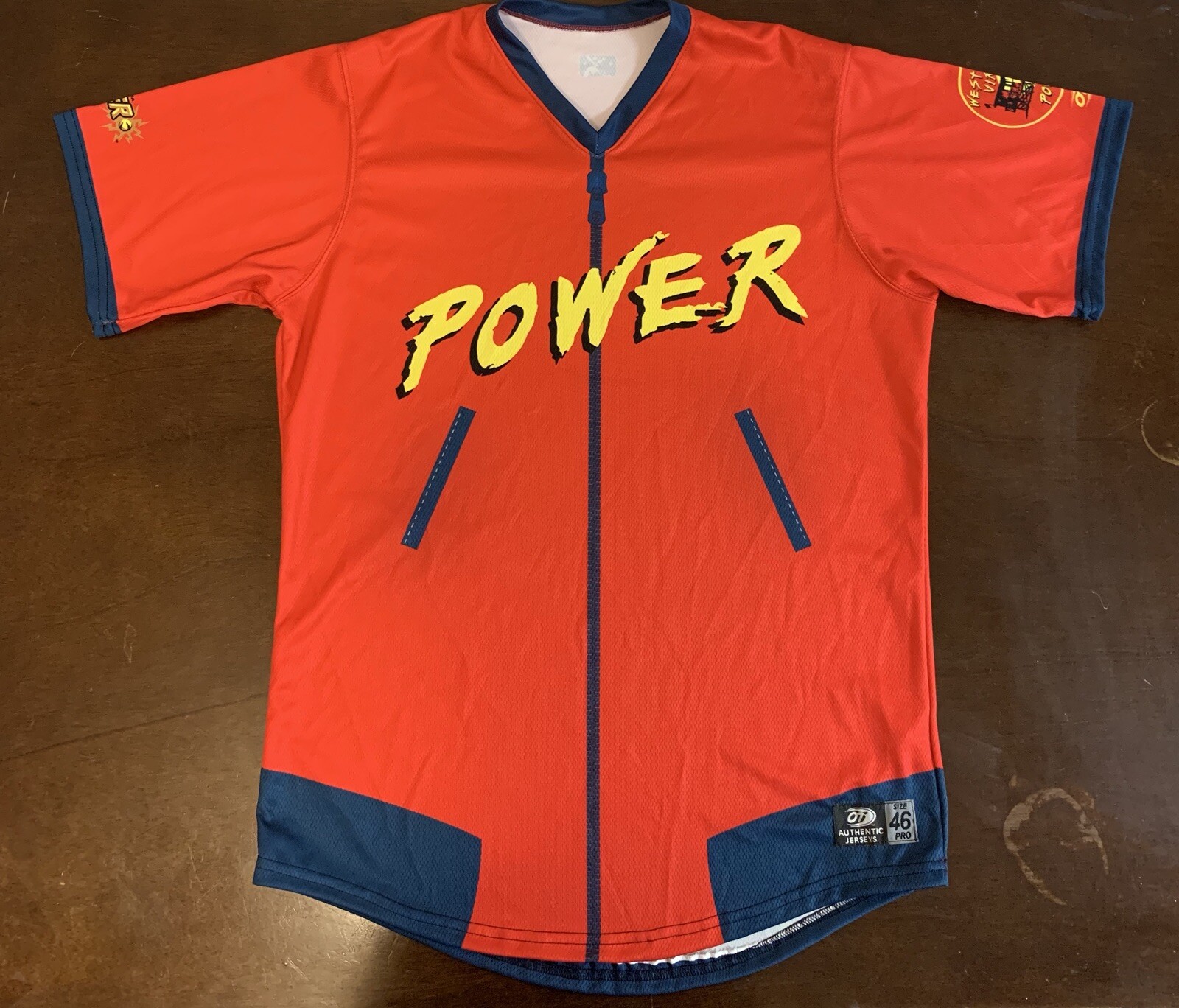 Rare OT MiLB West Virginia Power Baywatch Game Day Jersey eBay