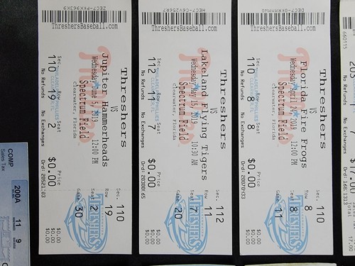 Lotto Biglietti Baseball Stub Phillies Twins Blue Jays Braves Giants Raggi Cowbell - Foto 4 di 14