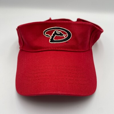 Arizona Diamondback Baseball Adjustable Visor Hat Cap Red