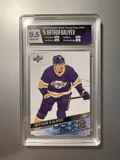 2020-21 Upper Deck Young Guns #701 Arthur Kaliyev HGA 9.5  Gem Mint Grade