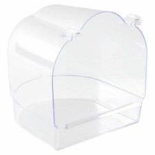 Bird Bath House Trixie Transparent Budgie Canary Finch Cage Bath 5402 14x15x15cm
