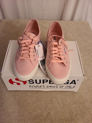SUPERGA 2750 COTU Classic EURO LT PINK - 39.5 USA 8.5 girl Shoe 