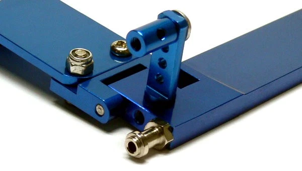 RC Model Ship 75mm Blue Aluminium Cooling R/C Hobby Boat Rudder HR290 - Image 3 of 3