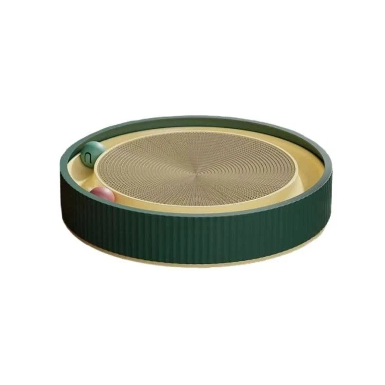Interactive Cat Scratcher Ball Track Toy Round Cat Scratch Pad w Rolling Balls
Opens in a new window