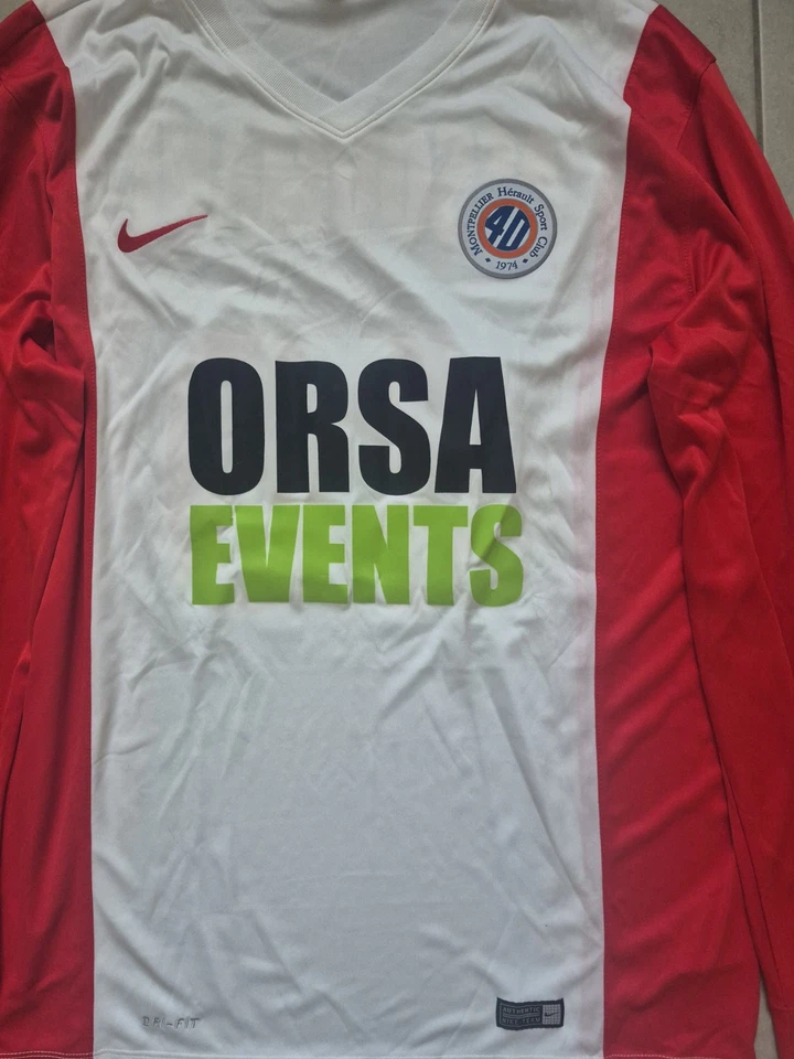 Ultra Rare Maillot de Foot Nike Porté MHSC Anniversaire des 40 ans du Club - Photo 2/4