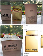 Dolce & Gabbana The One Gold Eau de Parfum Spray 3.3 fl oz Tester