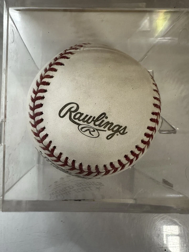 2001 Official MLB World Series Baseball - Image 2 of 4