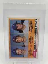1981 Topps #302 Dodgers Future Stars (Perconte / Scioscia / Valenzuela)