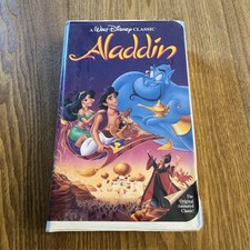 Disney s Aladdin VHS Black Diamond Classic Clamshell Case