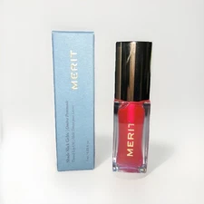 Merit Shade Slick Gelee Tinted Lip Oil - LES DEUX - .23 oz - New in Box