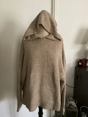 Pull à capuche NA-KD taille S/M/L/XL beige - Photo 1/4