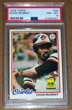 1978 Eddie Murray rookie (All-Star) #36 Topps PSA 8 Baltimore Orioles