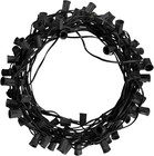 Brightown 2 Packs C9 Light Strand 100 FT for E17-12 Spacing String Christmas