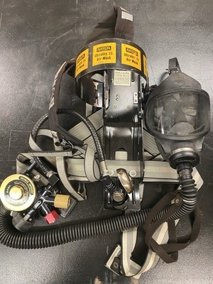 MSA Ultralite II Low Pressure SCBA Mask, Harness And Regulator without Cases