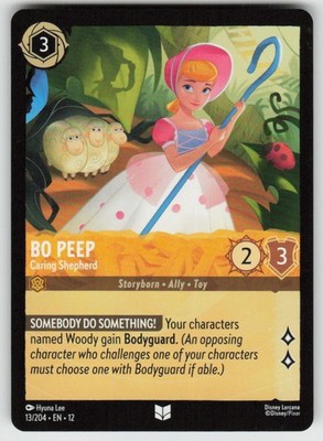 Bo Peep - Caring Shepherd 13/204 Uncommon Wilds Unknown Lorcana Near Mint