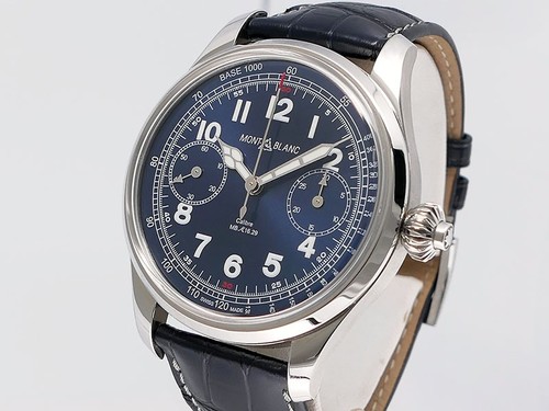 Montblanc 1858 Chronograph MB/114086 Tachymetric Monopusher 44mm $31,500