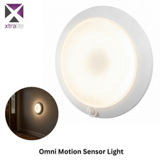 Large Motion Sensor Light Rechargeable LED Wireless Stick-On Wall Lamp Omni