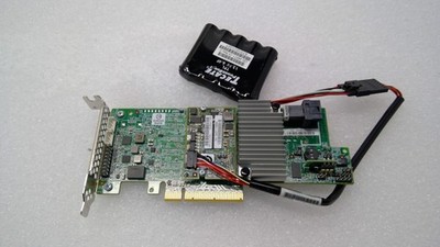 Broadcom LSI MegaRAID 9361-4i 12Gb/s SAS/SATA PCI-E PCIe Controller w/Battery