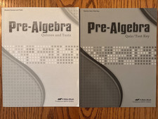 Abeka pre-Algebra 3rd edition- student quizzes and tests plus key