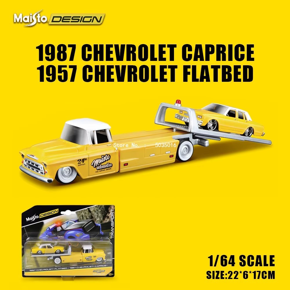 New Maisto Design Elite Transport 57 Flatbed 1987 Chevrolet