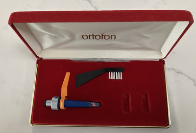 Ortofon Concorde DJ S Blue Cartridge, Stylus, &  Original Velvet Case With Brush