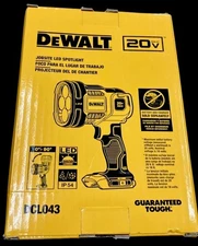 New in Box! DeWalt DCL043 20V Max Cordless LED Jobsite Spotlight