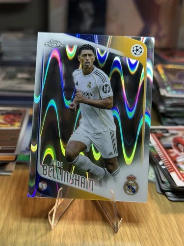 2025-26 Topps Chrome UEFA Club Competitions RAYWAVE REFRACTOR 64 JUDE BELLINGHAM