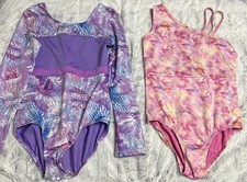Lot of 2, Cat  Jack Girl's Leotards, Size: 10-12, Dance Gymnastics