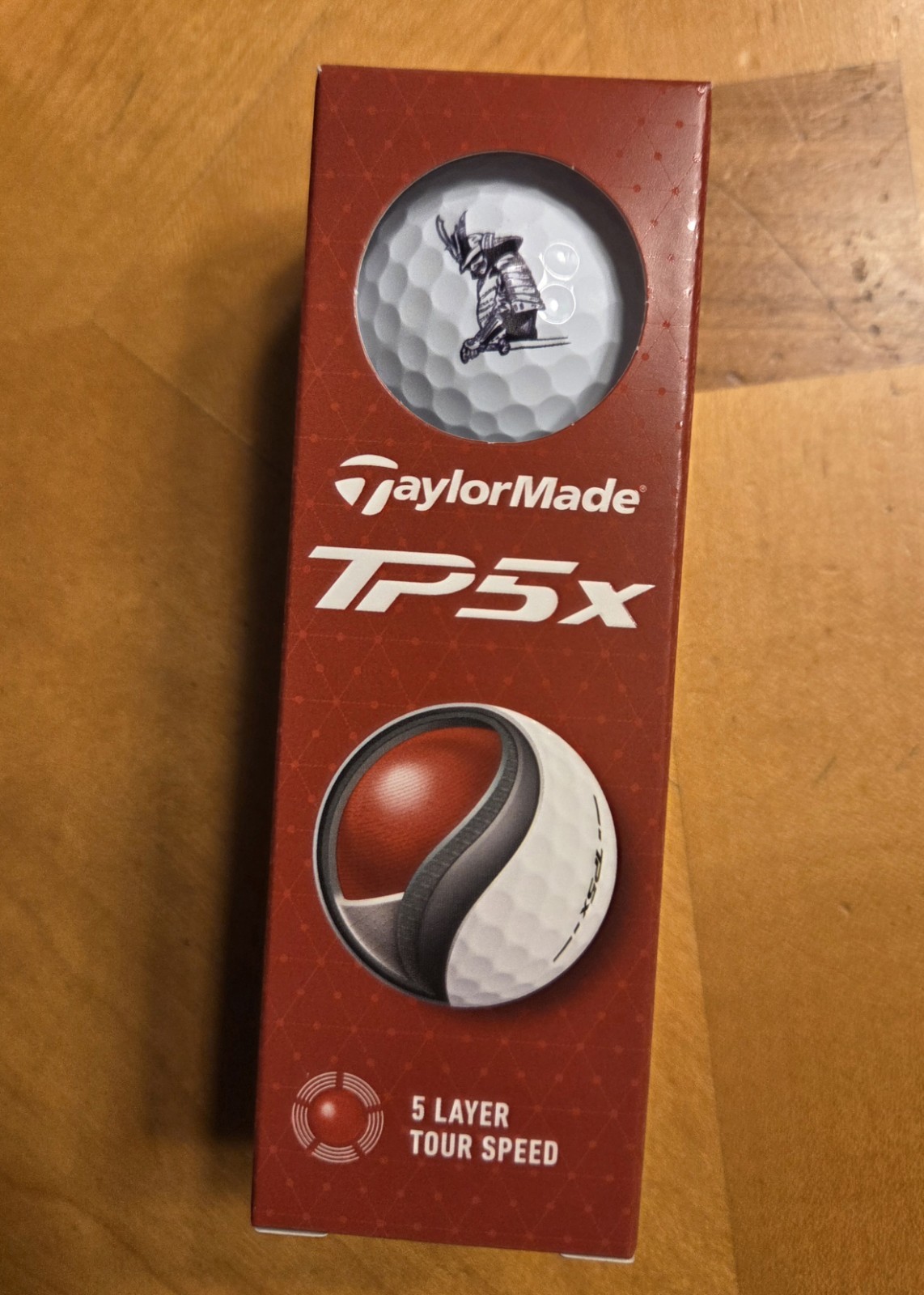 TaylorMade Ginza Japan Exclusive TP5x golf balls Samurai & Mt. Fuji one of each