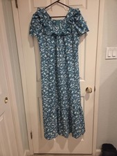 Vintage Liberty House green and White Patterned Dress