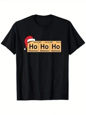 HoHoHo - The Element of Christmas Science Chemistry T-Shirt S-5XL Q3411