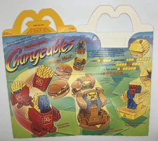 McDonald's Happy Meal Box Changeables 1987 Vintage Original Transforming