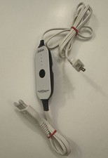 Sunbeam TL21-B White Auto Off 4 Hours Heated Electric Blanket Controller 4 Prong