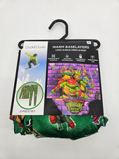 Cuddl Duds TEENAGE Mutant NINJA TURTLES Boys Size MEDIUM 8/10 Warm Baselayer NEW