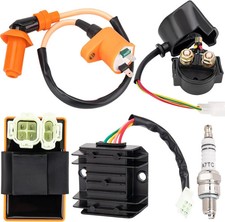 150cc Ignition Coil Kit for 150cc 125cc 50cc ATV Quad Go Kart Moped Scooter, Hig