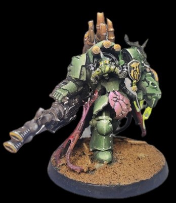 PAINTED - Death Guard Lord of Virulence Warhammer 40 000 40k