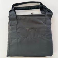 TUMI Voyageur Just in Case Foldable Travel Tote Bag Duffel Carryall Gray Nylon