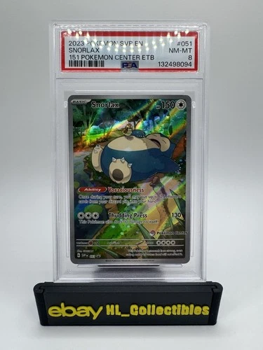 Snorlax 051 Black Star Promo PSA 8