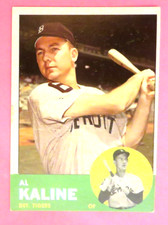 1963 Topps, Detroit Tigers - AL KALINE #25 - MLB HOF 1980