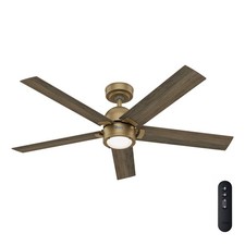 Hunter Fan 52 in Luxe Gold Indoor Ceiling Fan with Light and Remote Control