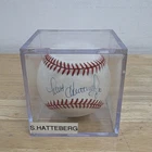 Scott Hatteberg Oakland Athletics Signed Official AL Baseball, “Moneyball”