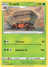 Crustle 012/203 Reverse Holo - Evolving Skies - Pokemon TCG - LP