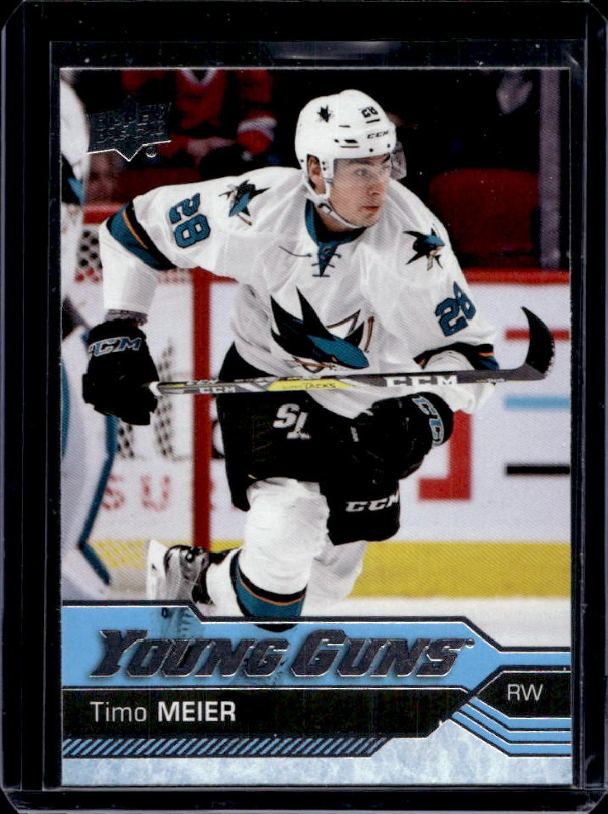 2016-17 Upper Deck Timo Meier Rookie Young Guns RC #479 Sharks